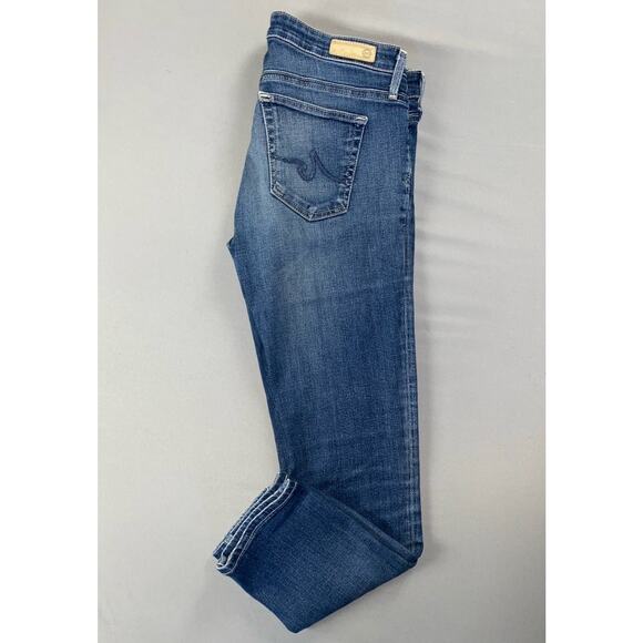 AG Vintage USA Made The Stilt Crop Cigarette Lightweight Stretch Denim Jeans. 27 - Picture 1 of 9